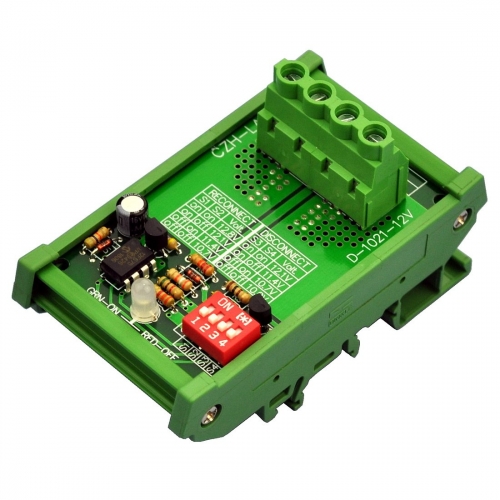 CZH-LABS DIN Rail Mount LVD Low Voltage Disconnect Module, 12V 30A, Protect Battery.