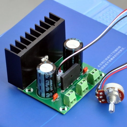 AUDIOWIND 5 Amps 1.5 to 32V Adjustable Voltage Regulator Module, External Potentiometer Adjust.