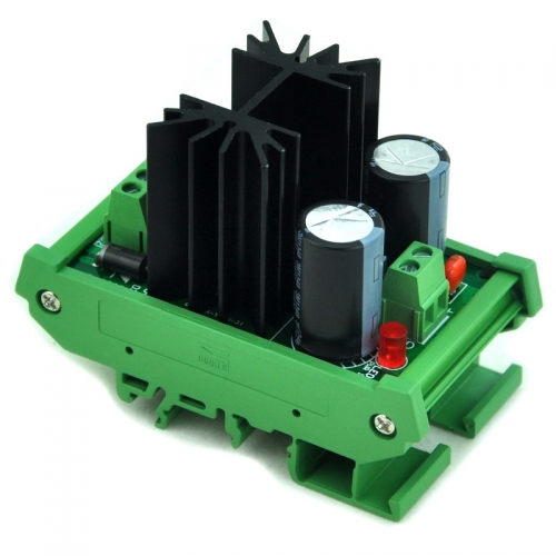 CZH DIN Rail Mount Positive 1.25~37V DC Adjustable Voltage Regulator Module.