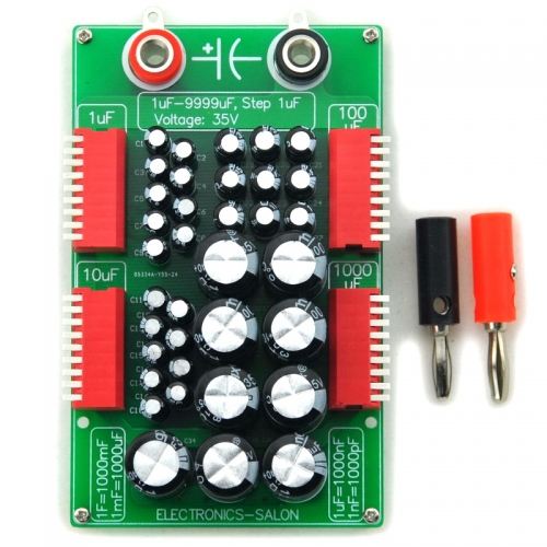 ELECTRONICS-SALON 1uF to 9999uF Step-1uF Four Decade Programmable Capacitor Board.