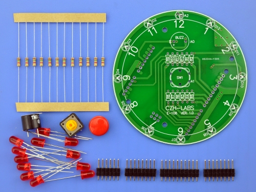 ELECTRONICS-SALON 12 Position LED Electronic Lucky Rotary Board Kit for Arduino UNO R3.