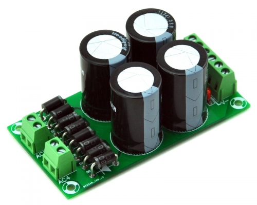 ELECTRONICS-SALON +/-40V 3A Dual Bridge Dual Polarity Unregulated Power Supply Module.