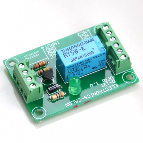 ELECTRONICS-SALON DPDT Signal Relay Module, 5Vdc, RY5W-K Relay. Has Assembled.