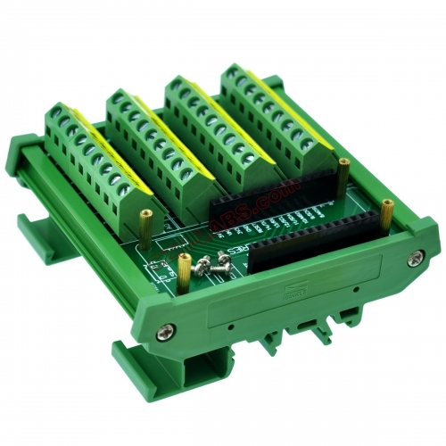 DIN Rail Mount Screw Terminal Block Breakout Module Board for Arduino MKR.