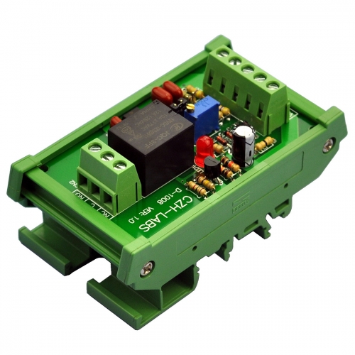 DIN Rail Mount Voltage Comparator Relay Module, DC12V, SPDT 10Amp Relay.