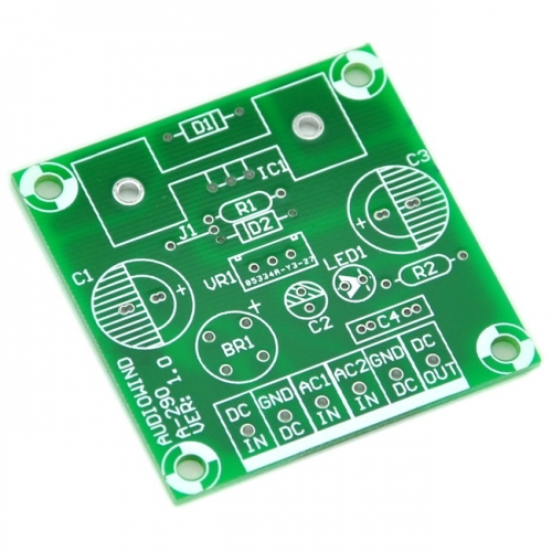 Negative Voltage Regulator PCB for LM337 7905 7906 7908 7909 7910 7912 7915 7924.