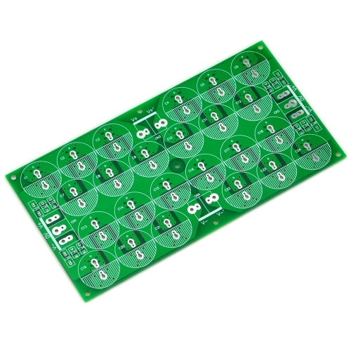 Capacitor Filter Bare PCB, Support 24pcs D22mm Electrolytic Capacitors.