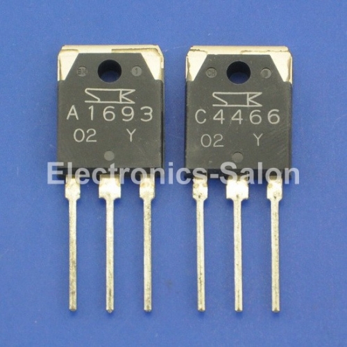 1pcs 2SA1693 & 1pcs 2SC4466 Original SANKEN Audio High Power Transistor.