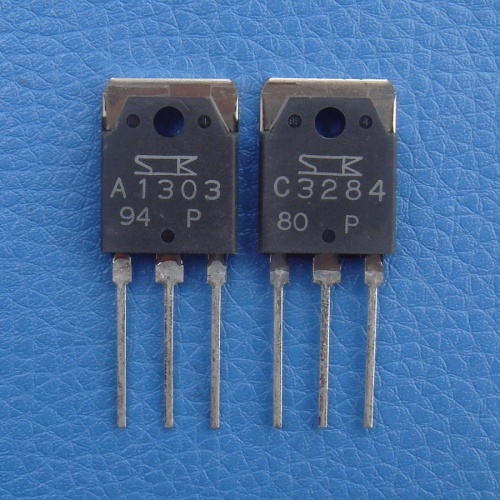 1pcs 2SA1303 & 1pcs 2SC3284 SANKEN Audio Power Transistor.