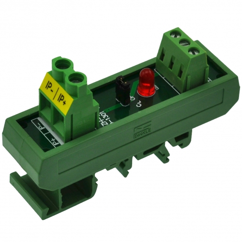 Slim DIN Rail Mount AC/DC +/-5Amp Current Sensor Module, based on ACS712.