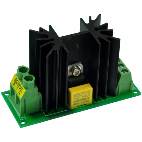 CZH-LABS 1 Channel 12 Amp Solid State Relay SSR Module, in 4~32VDC, out 100~240VAC.