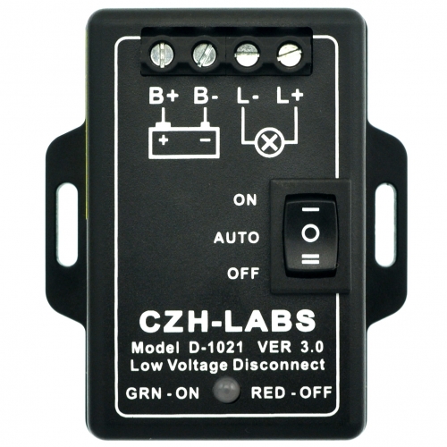 CZH-LABS Low Voltage Disconnect Module LVD, 48V 30A, Protect/Prolong Battery Life.