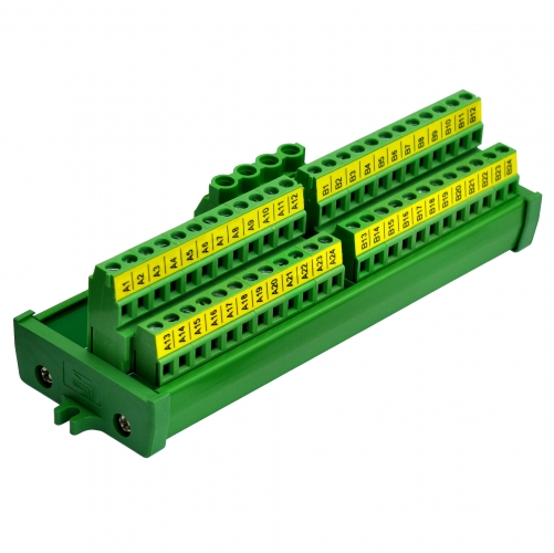 Screw Mount 2x24 Position Screw Terminal Block Power Distribution Module