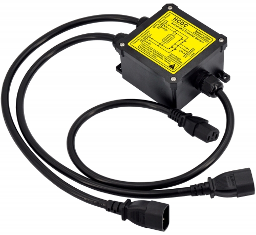 AC120V 15Amp Automatic Transfer Switch, ATS Auto Transfer Switch HCDC HD060C (IEC320 C14/C13)