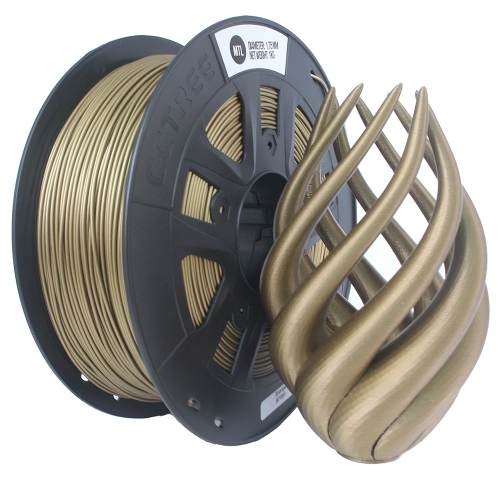 CCTREE 1.75mm Metal Filled Bronze Filament Accuracy +/- 0.05mm 1kg Spool (2.2lbs) for Creality CR-10s 3D Printer Ender 3