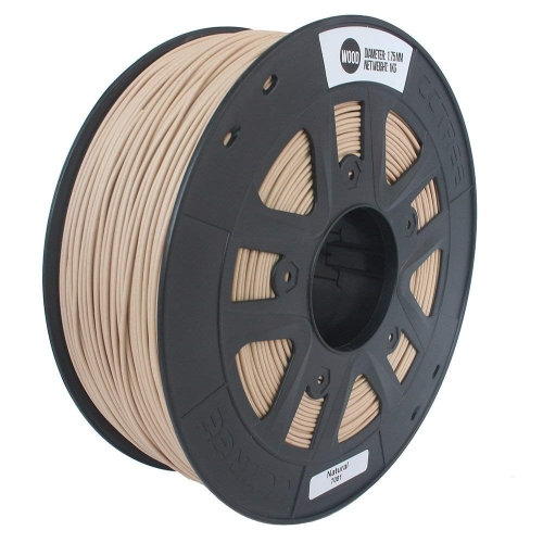 CCTREE 1.75mm 3D Printer Wood Filament Accuracy +/- 0.05 mm 1kg Spool (2.2lbs) for Creality CR-10 Natural