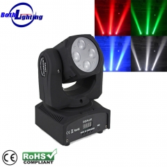 4 * 10W RGBW 4-en-1 LED Mini Super Beam luz cabeza móvil
