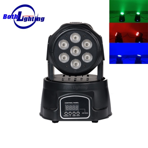 7*10w RGBW 4in1 led wash moving head light