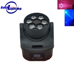 6 * 10w RGBW abeja ojo pequeño haz de luz LED móvil cabeza