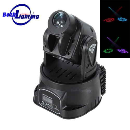 15w gobo mini led dmx движущийся головной свет