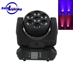 7 * 12w RGBW 4in1 führte Strahl Moving Head Wash-Licht