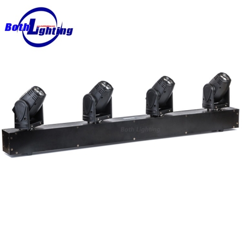 DMX512 4x15w RGBW 4in1 LED cuatro cabezas LED haz cabeza móvil