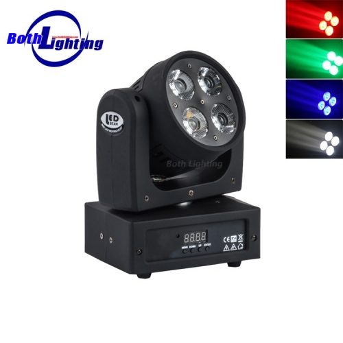 4X10W RGBW 4IN1 LED Mini Moving Head Licht