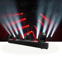 DMX512 4x15w RGBW 4in1 LED cuatro cabezas LED haz cabeza móvil