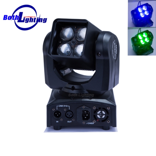 4x12w 4in1 led mini beam moving head light with zoom function