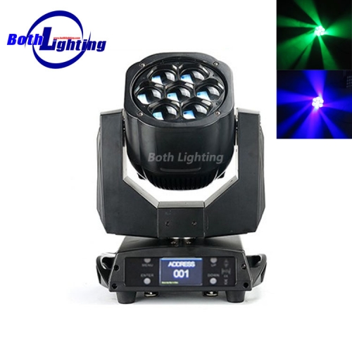 7 * 15w RGBW Bee Eye Zoom Mini luz de haz con cabeza móvil