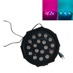 18X1W LED MINI PAR Can Slim Par Lights DMX Iluminación de escenario LED PAR64