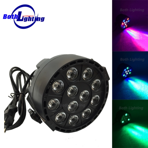 12 * 1w rgbw LED Mini Пластиковый плоский PAR-свет