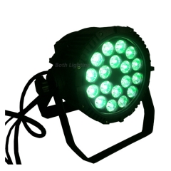 IP65 resistente al agua 18 * 18W RGBWA UV 6in1 LED Par Light