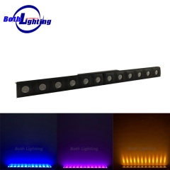 12x3W blanc chaud + 72 * 3w RVB 3in1 led lumière laveuse murale