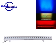 Bañador de pared LED a prueba de agua IP65 impermeable 24X3W RGB 3en1 tricolor