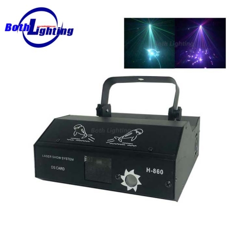 Lumières laser à balayage couleur RVB