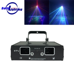 4 lens RGB full color laser light