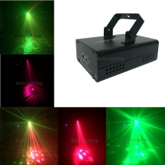 Lente de efeito laser verde vermelho de 2 lentes