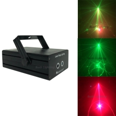 2 Objektiv rot grün klein Laser-Effektlicht