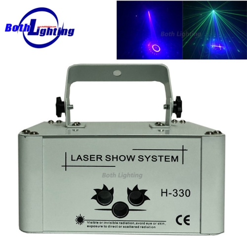 Faisceau laser à balayage de couleur à 3 lentilles RVB