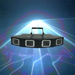 Luz do efeito do laser da cor completa de 4 lentes RGB