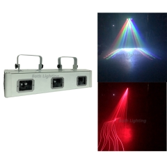 3 head Animation RGB full color scanning beam Laser projector