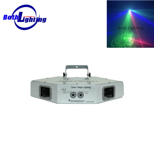 Effet laser RVB polychrome