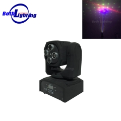 Luz principal movente do efeito do laser do RGB