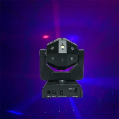 RG color laser effect moving head light com estroboscópio