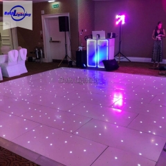 Pista de baile iluminada por las estrellas antideslizante con decoración de paisaje centelleante 60 * 60 cm / 60 * 120 cm