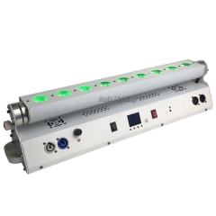 Lèche mur LED dmx sans fil 9x18w RGBWA UV 6in1 avec télécommande WIFI