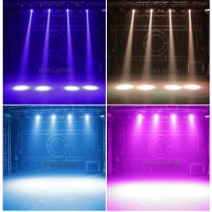 Double-sided beam + wash moving head light