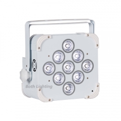 Uplighting alimentado por bateria 9*18 w RGBWA UV 6in1 sem fio DMX bateria led par