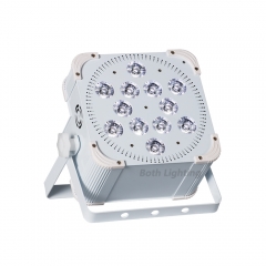 24000MHA Battery Powered Wireless DMX LED Flat Par 12x18w RGBWA-UVbattery powered uplighting